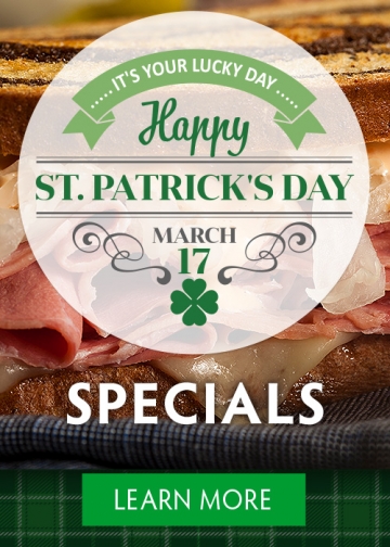 St. Patrick’s Day Specials