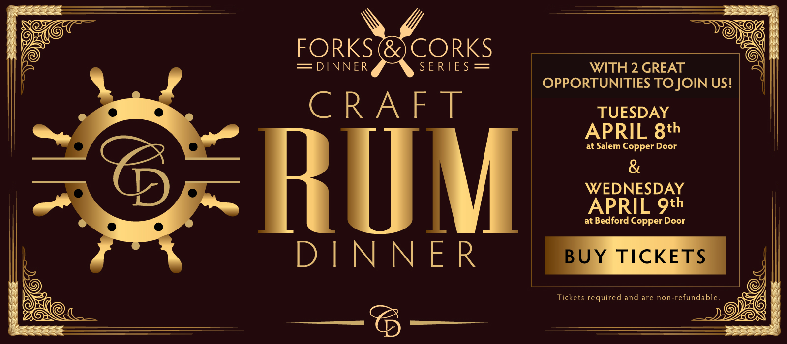 Forks & Corks Dinner