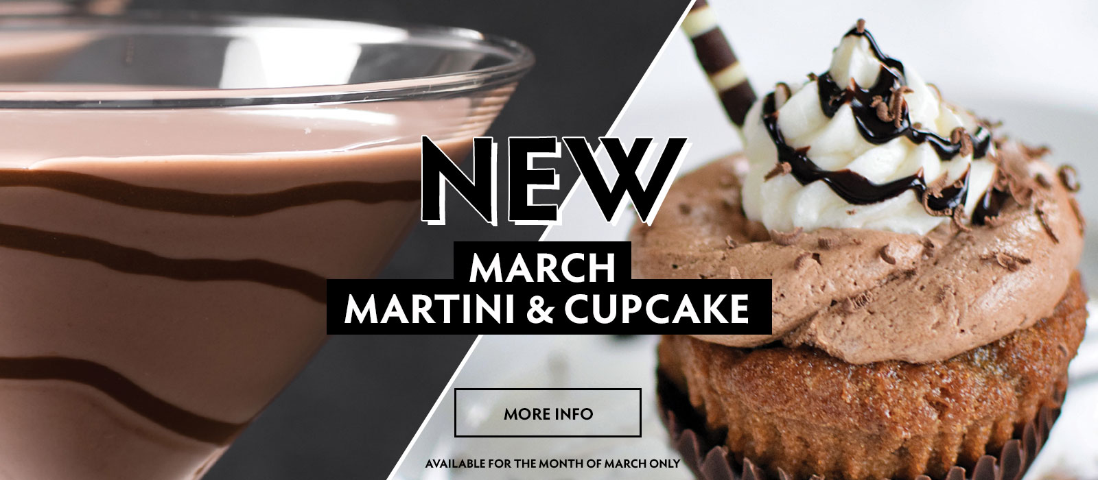 Martini and Cupcake of the Month at Copper Door