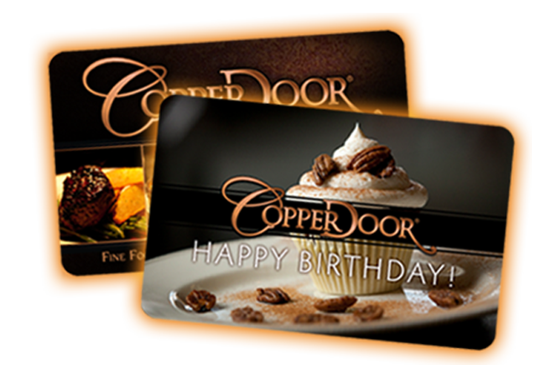 Copper Door Restaurant: Gift Cards